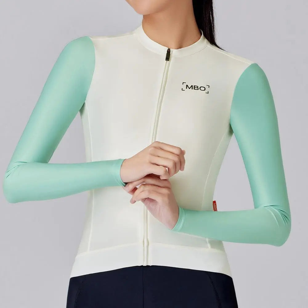 The-Top-Women-s-Prime-Training-LS-Jerseys-SC151-Mint-White-Choco MBO