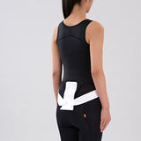 Women's Merino Wool Sleeveless Base Layer B330-Black