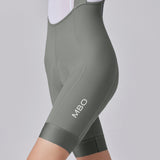 Women's Prime Training Bib Shorts T110-Smoky Gray