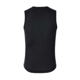 Men's Merino Wool Sleeveless Base Layer B320-Black
