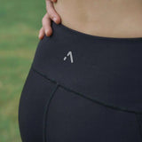 ACTIVE Women's High Waist Short Cosy- Black MBO