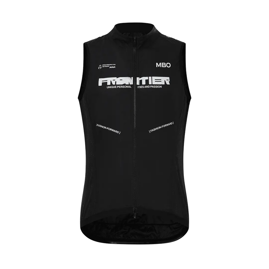 Men's All Black Vest V328