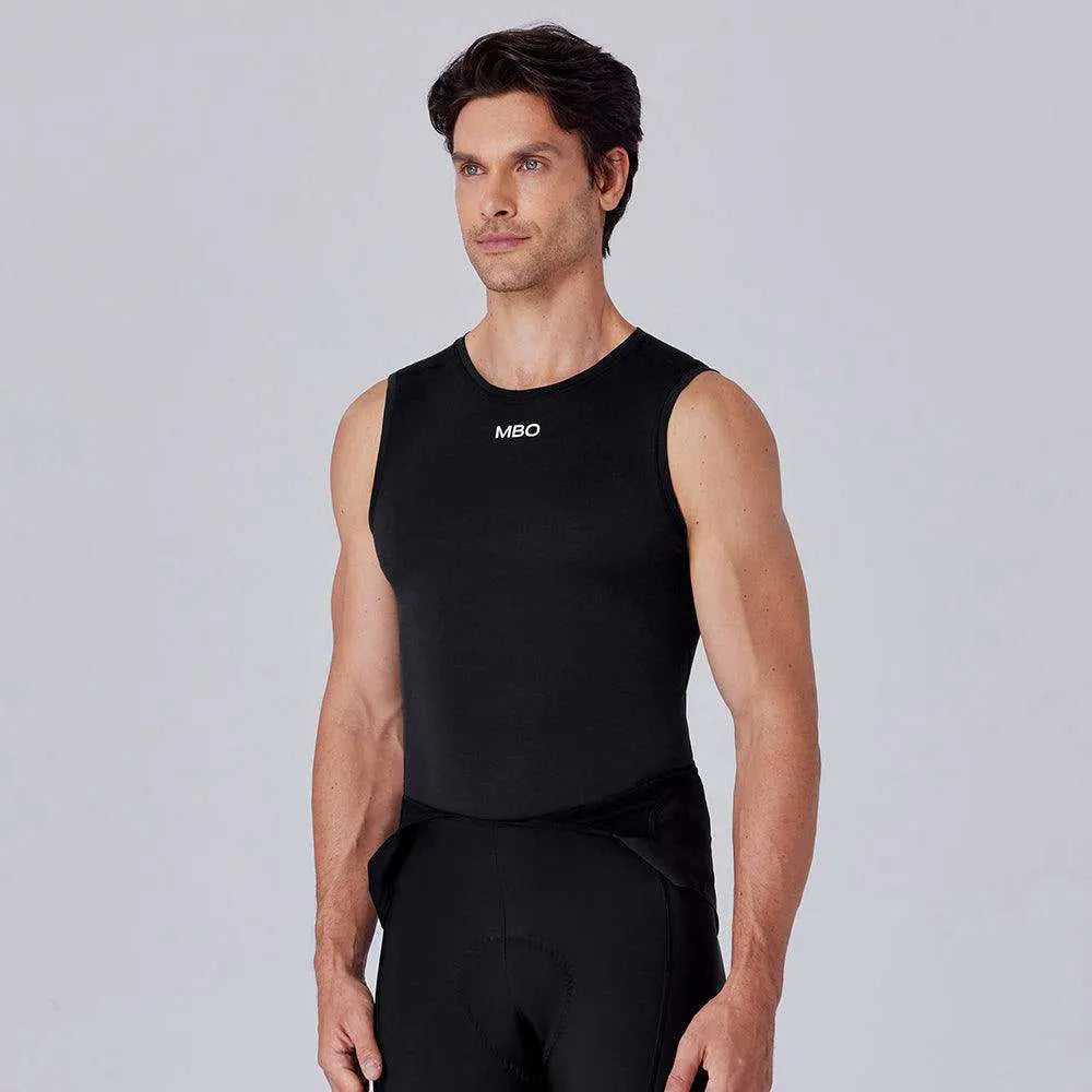 Men's Merino Wool Sleeveless Base Layer B320 MBO