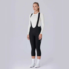 Women's  3/4 Thermal cargo bib tights  T177C MBO