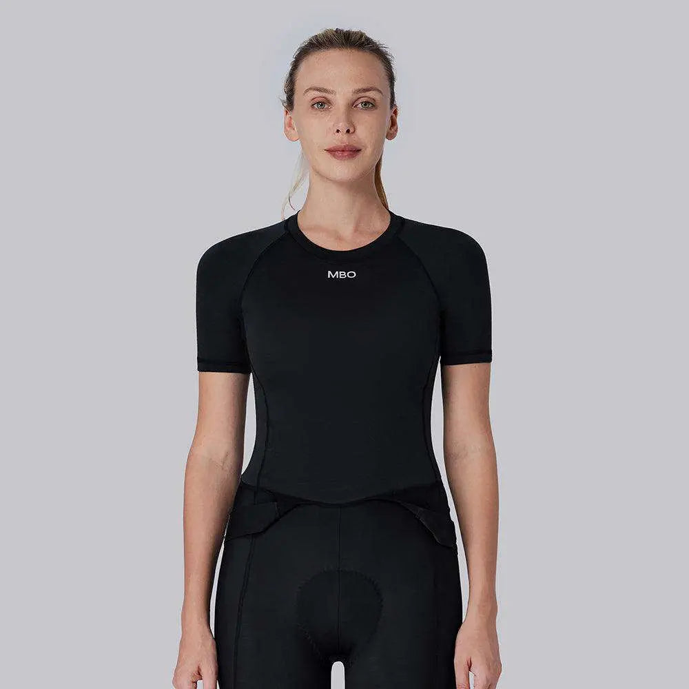 Women's Merino Wool Short Sleeve Base Layer B310 MBO