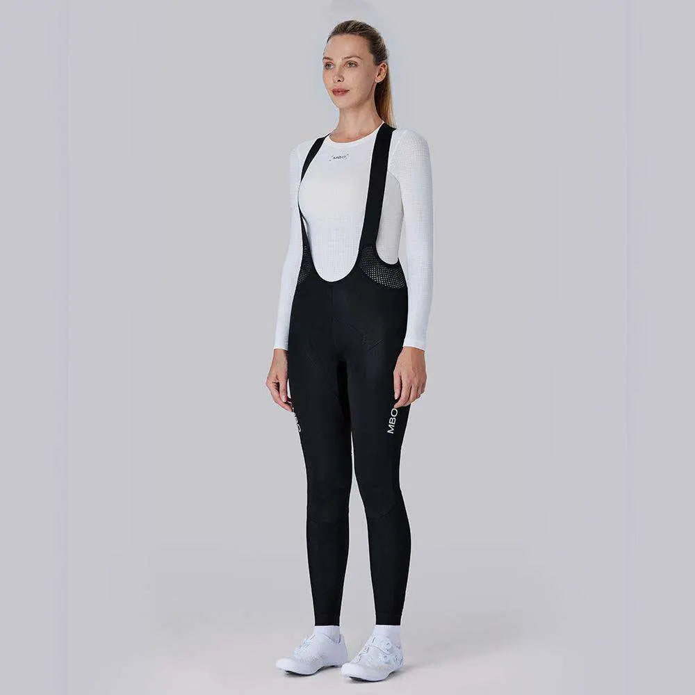 Women's Windproof thermal bib tights-T190 MBO