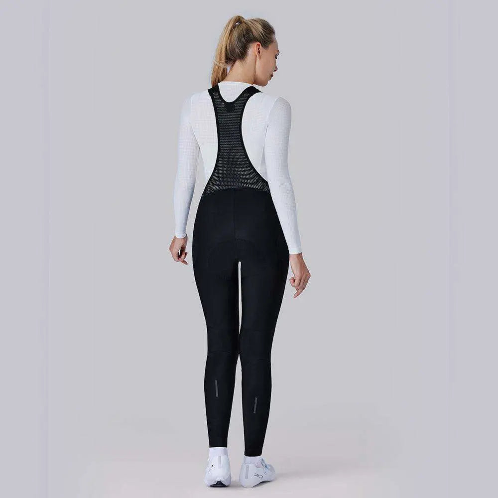 Women's Windproof thermal bib tights-T190 MBO