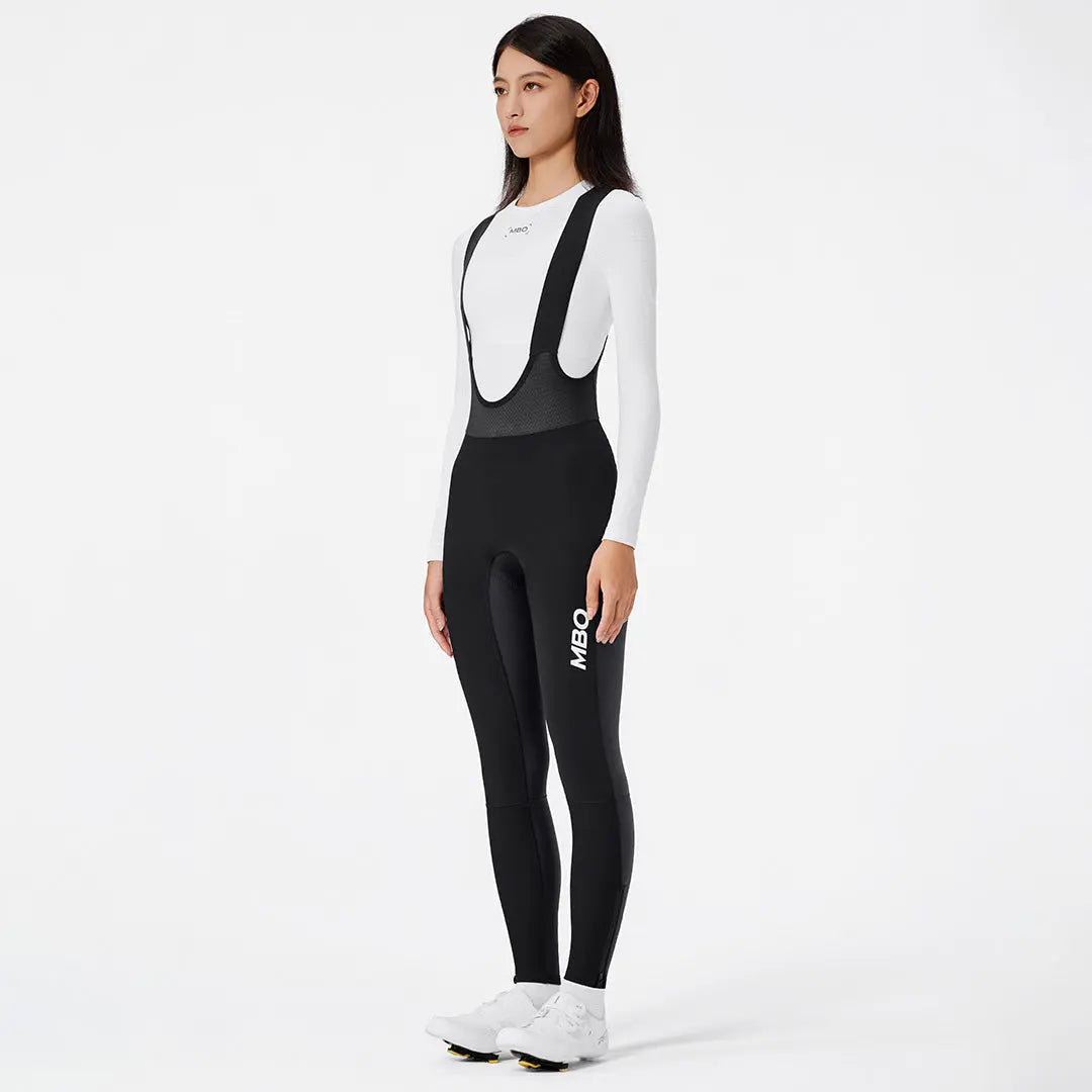 Women's Windproof thermal bib tights T390 II MBO