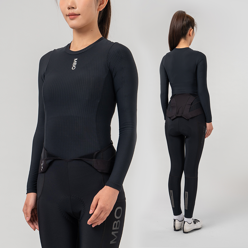 Miles II Women's Thermal Long Sleeve Base Layer-Black