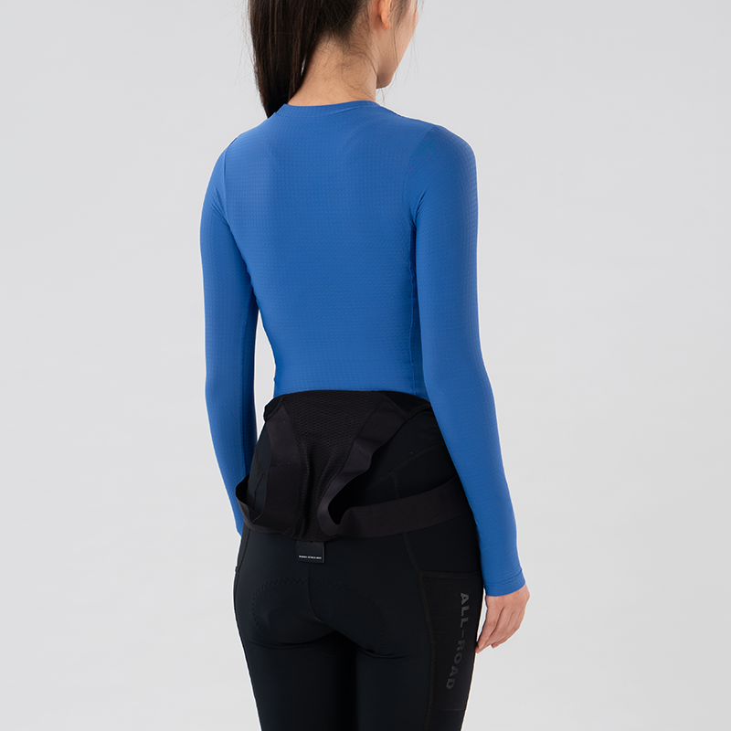 Miles II Women's Thermal Long Sleeve Base Layer-Blue
