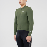 Seth Men's  All Road LS Jersey-Pickle Green