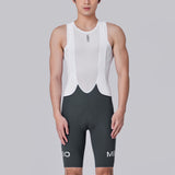 Men's Prime Training Bib Shorts T302-Charcoal Gray