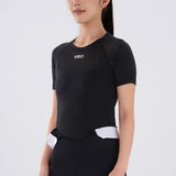 Parana Women's Merino Wool Short Sleeve Base Layer -Black