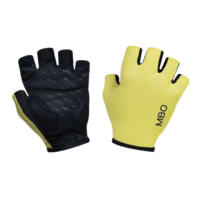 Endless Short Fingers Gloves-Lemon Yellow