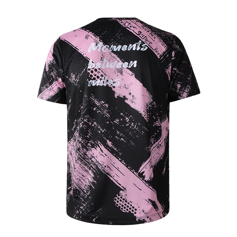 ACTIVE T-shirt Venture - Black Pink