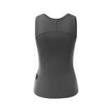 Ärmelloses Baselayer aus Merinowolle für Damen B330-Schwarz