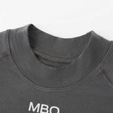 Langarm-Baselayer aus Merinowolle für Herren B340-Schwarz