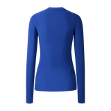女性用サーマル長袖ベースレイヤー B150-ブルー
