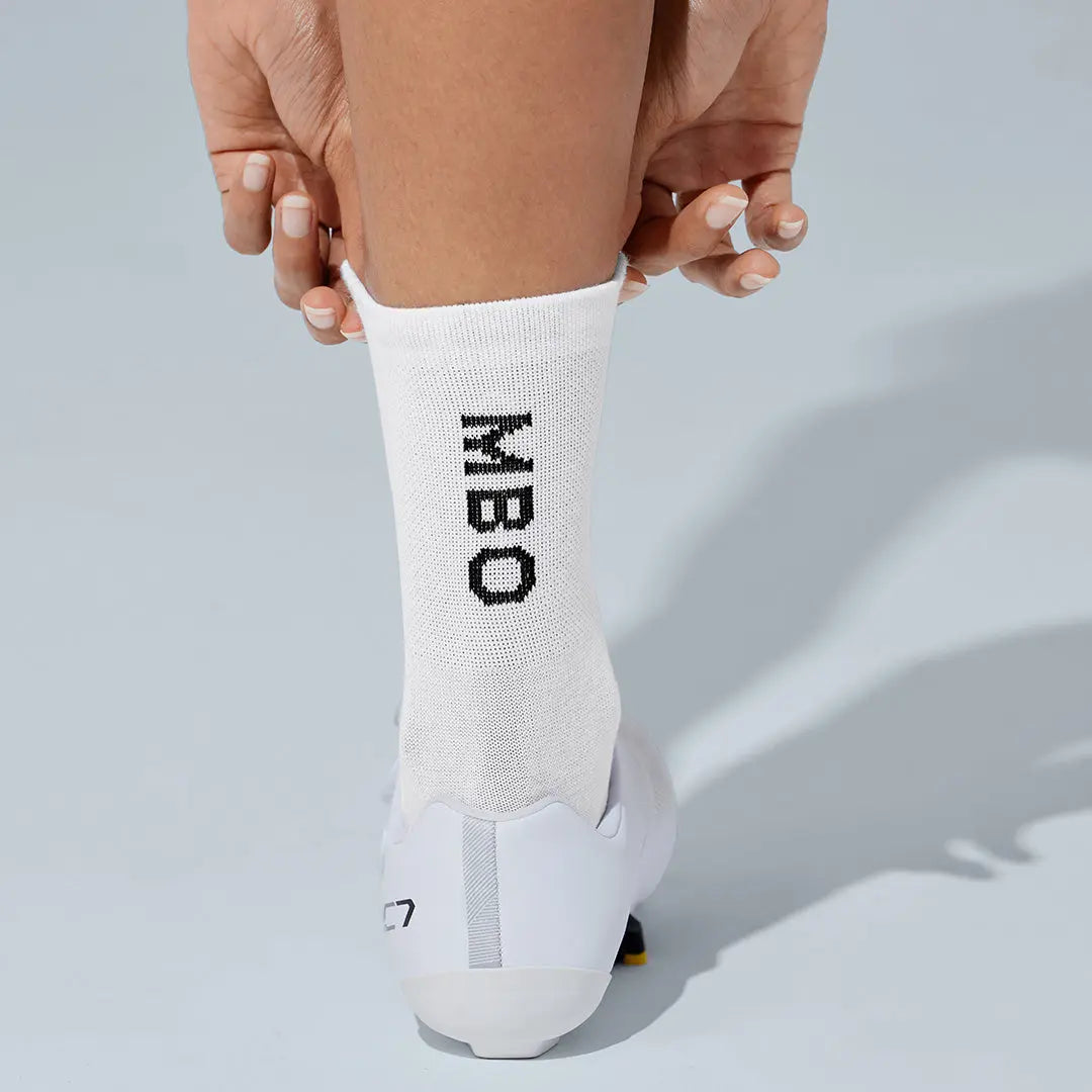 Cycling Socks AS02 - White MBO