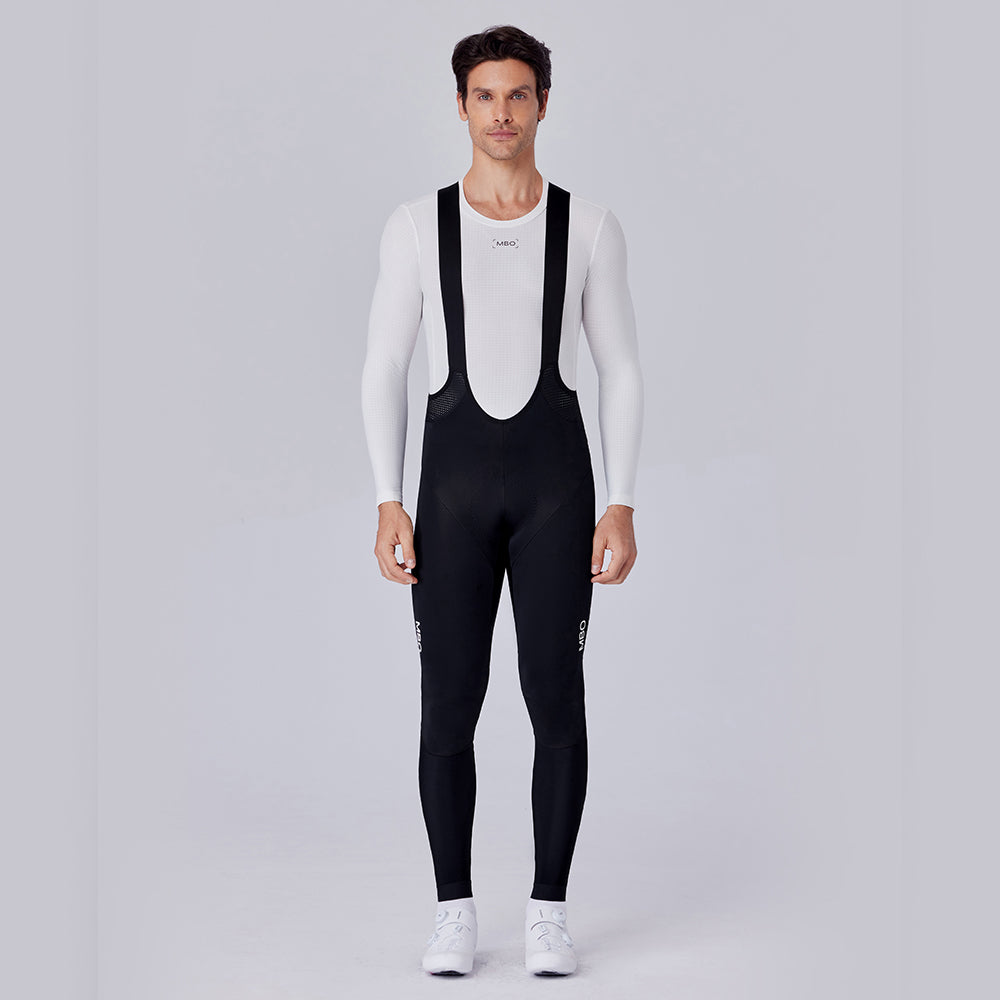 Men's Windproof thermal bib tights T180