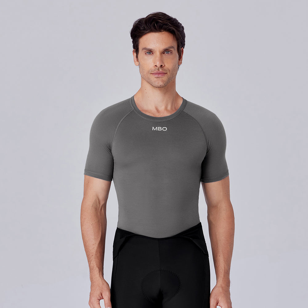 Men's Merino Wool Short Sleeve Base Layer B300