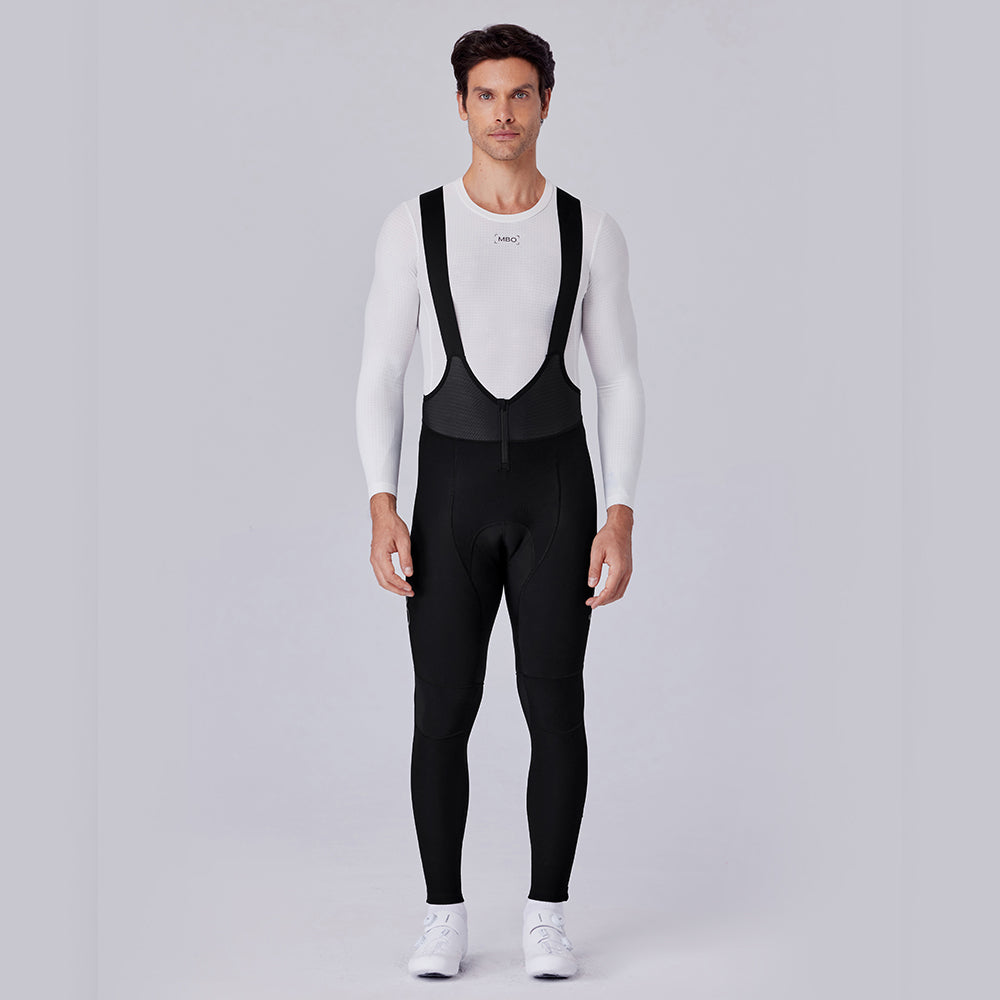 Men's Windproof thermal bib tights T380