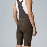 Men's All- Purpose Bib Shorts T100 - Oak Barrel Brown