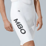 Culote corto con tirantes Frontier Pro para hombre T305 - Blanco puro