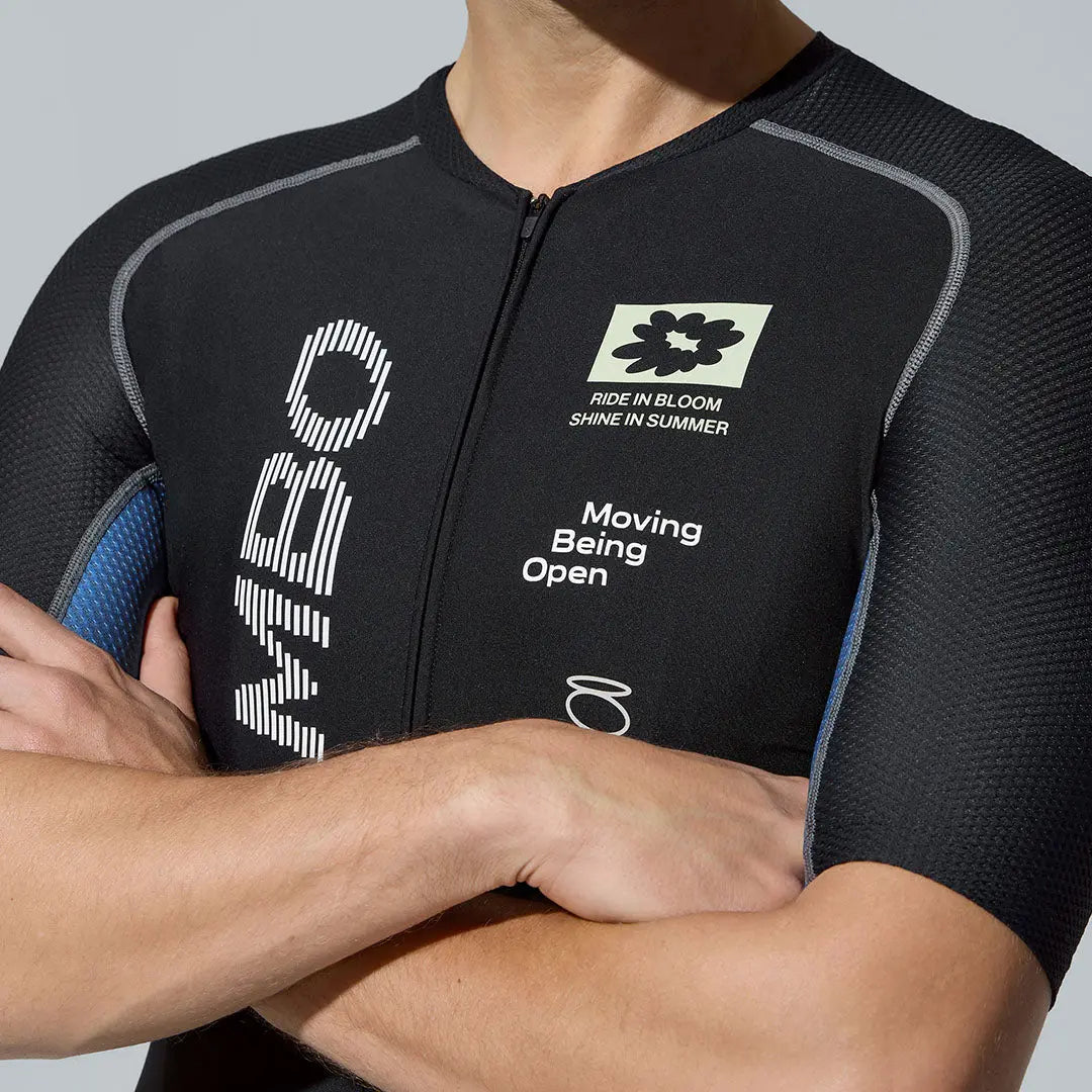 Men's Frontier Pro Cycling Jersey C306 - Black MBO
