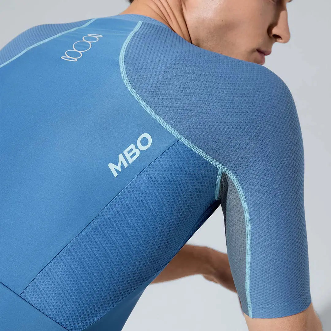 Men's Frontier Pro Cycling Jersey C306 - Graphite blue MBO