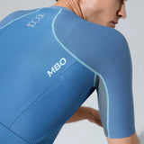 Men's Frontier Pro Cycling Jersey C306 - Graphite blue MBO