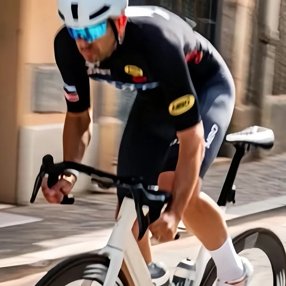 Men's Frontier Pro Cycling Jersey SC301 Aero Signal - Eclipse Onyx MBO