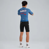 Men's Frontier Pro Cycling Jersey SC301 Aero Signal - Letter Blue MBO