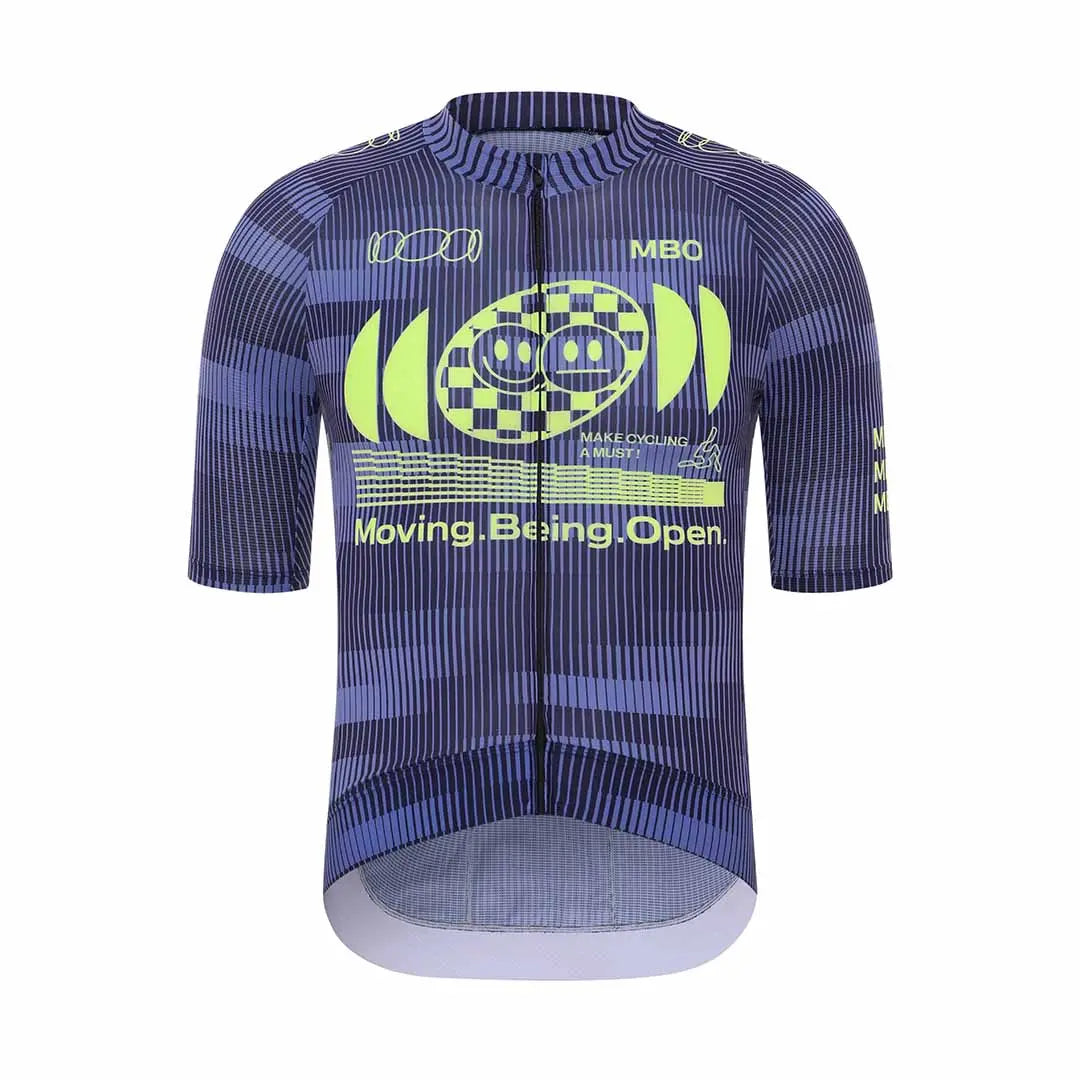 Men's Frontier Pro Cycling Jersey SC301 -Neon Axis