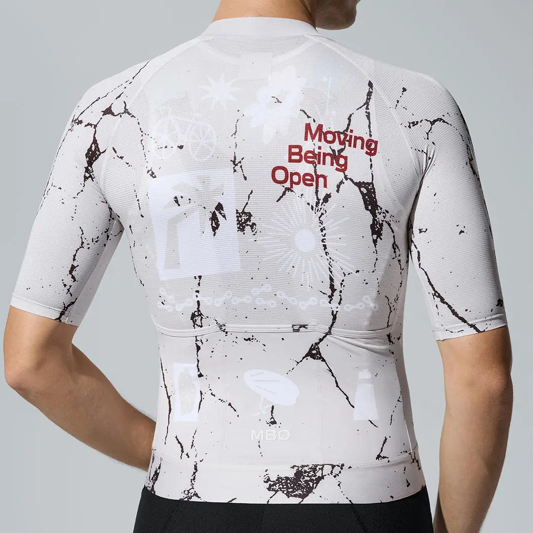 Men's Frontier Pro Cycling Jersey SC301 Spring Pulse - Quartz Pebble MBO