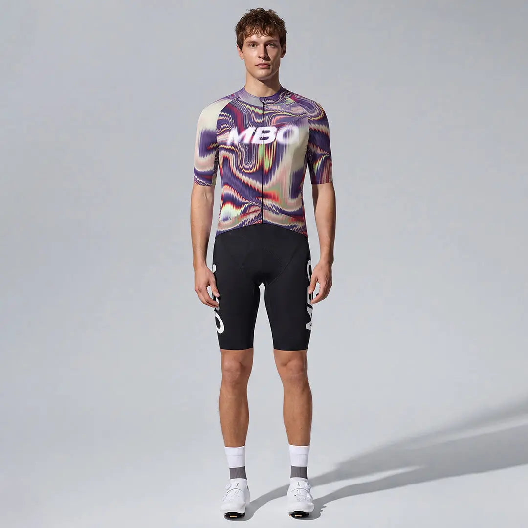Men's Frontier Pro Cycling Jersey SC301 - Vintage Purple