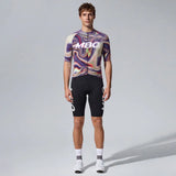 Men's Frontier Pro Cycling Jersey SC301 - Vintage Purple