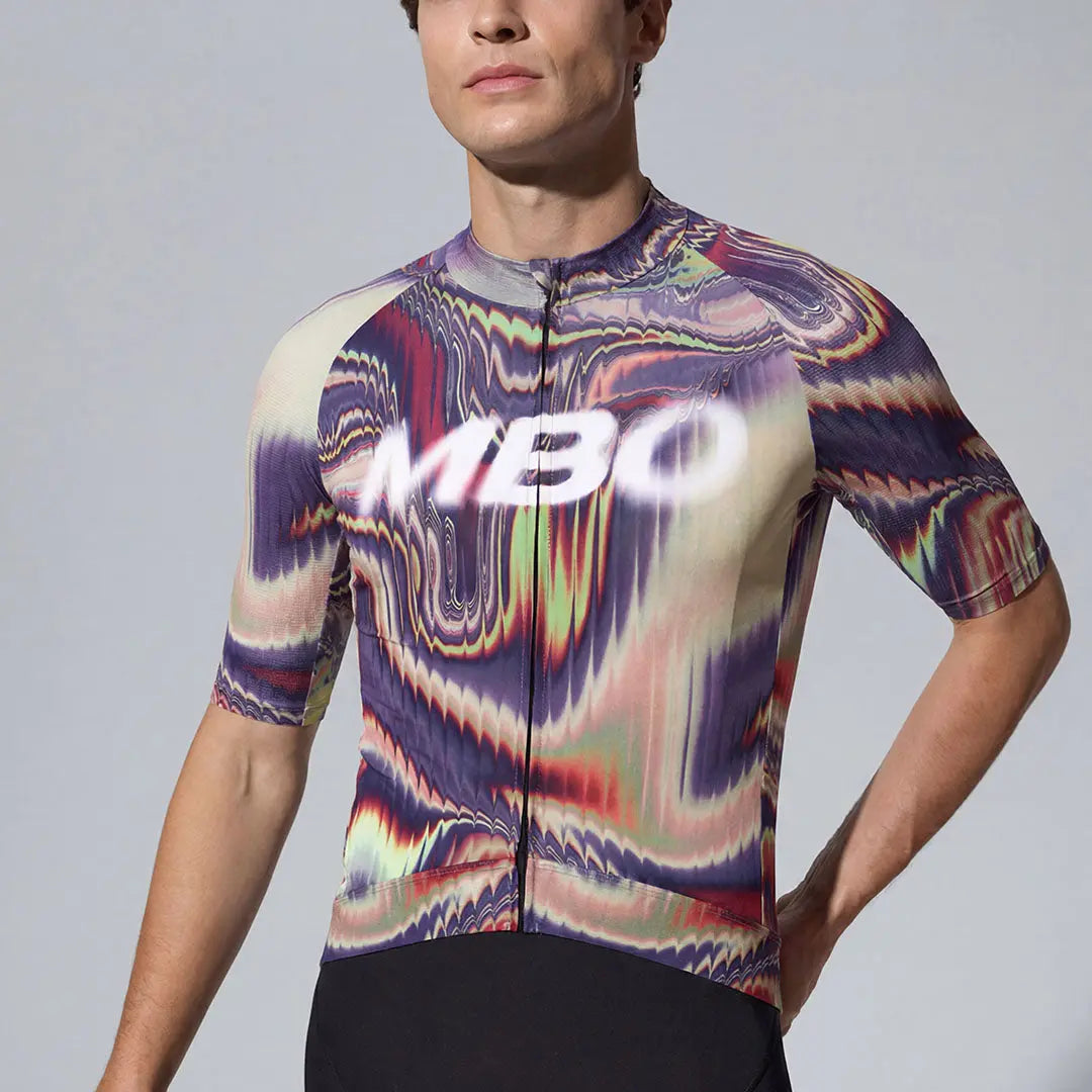 Men's Frontier Pro Cycling Jersey SC301 - Vintage Purple