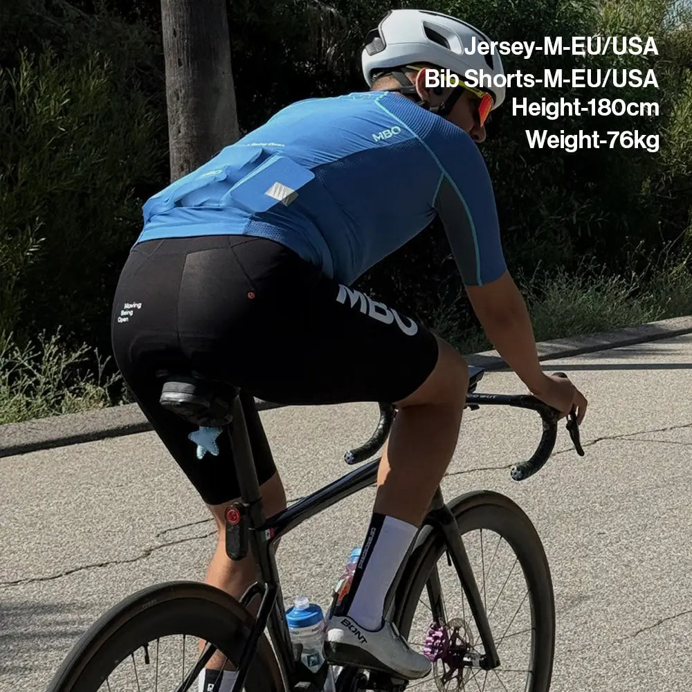 Men's Frontier Pro Zero-feel 2.0 Bib Shorts T306 - Black MBO
