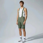 Men's I.P.S Enduro Tech Bib Shorts T501 - Asparagus MBO