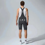 Men's I.P.S Enduro Tech Bib Shorts T501 - Charcoal Gray MBO