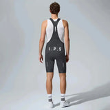 Men's I.P.S Enduro Tech Bib Shorts T501 - Charcoal Gray MBO