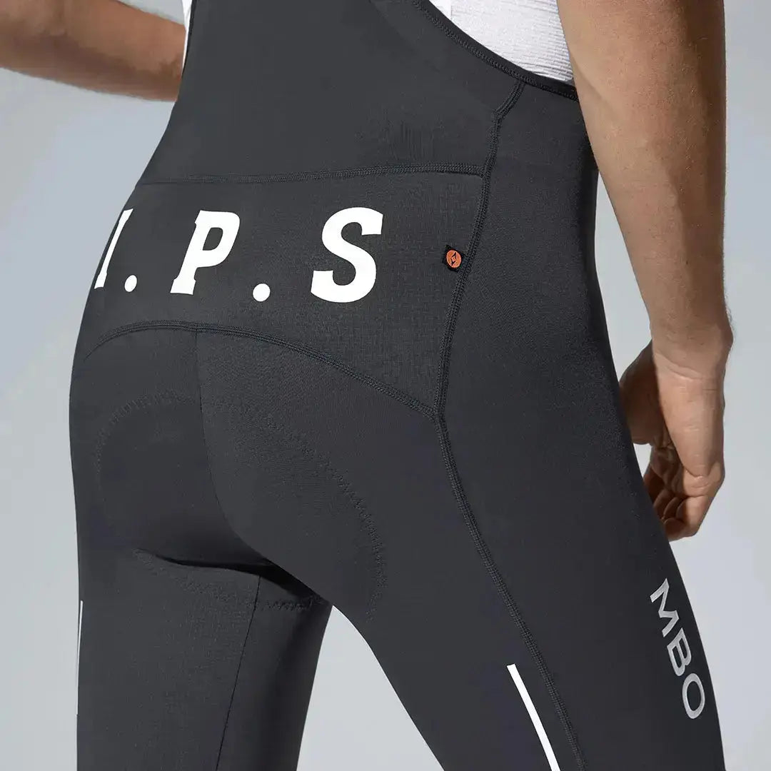 Men's I.P.S Enduro Tech Bib Shorts T501 - Charcoal Gray MBO