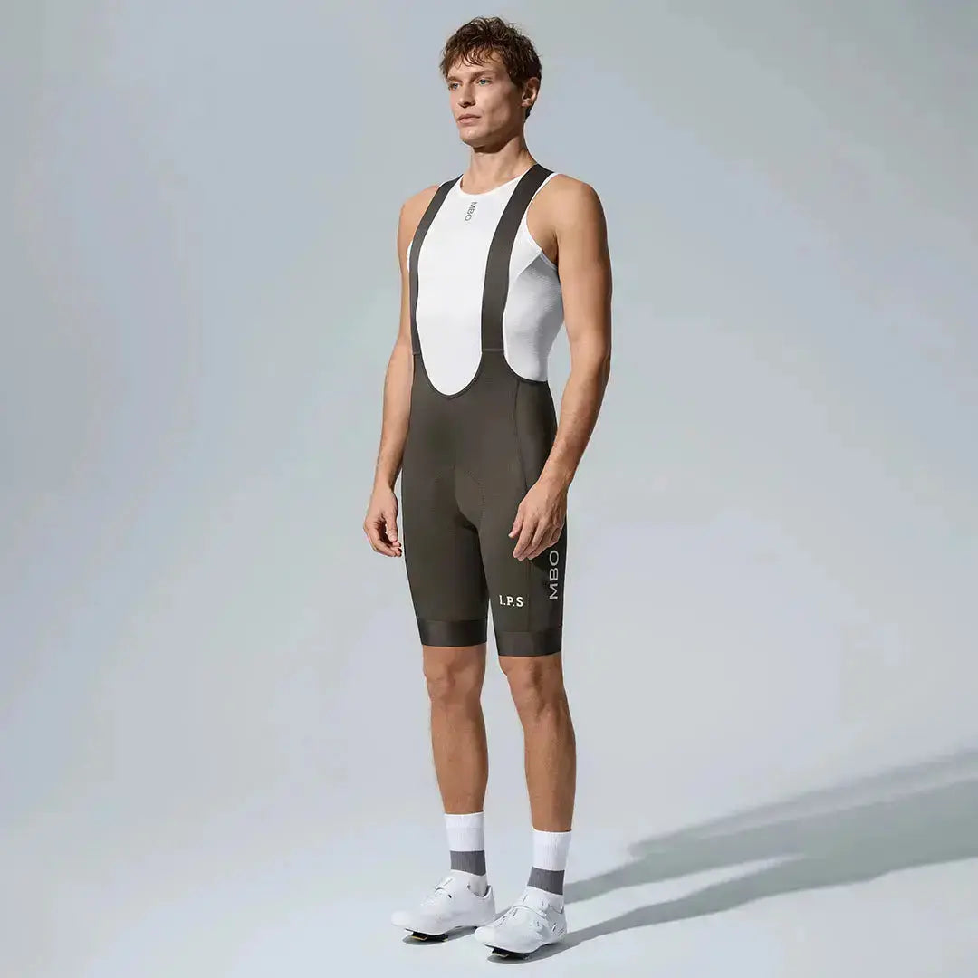 Men's I.P.S Enduro Tech Bib Shorts T501 - Pine Cone Brown