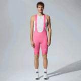 Men's I.P.S Enduro Tech Bib Shorts T501 - Pink Ripple MBO