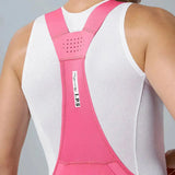 Men's I.P.S Enduro Tech Bib Shorts T501 - Pink Ripple MBO