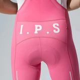 Men's I.P.S Enduro Tech Bib Shorts T501 - Pink Ripple