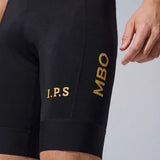 Men's I.P.S. Enduro Elite Bib Shorts T501S - Black Gold Pro