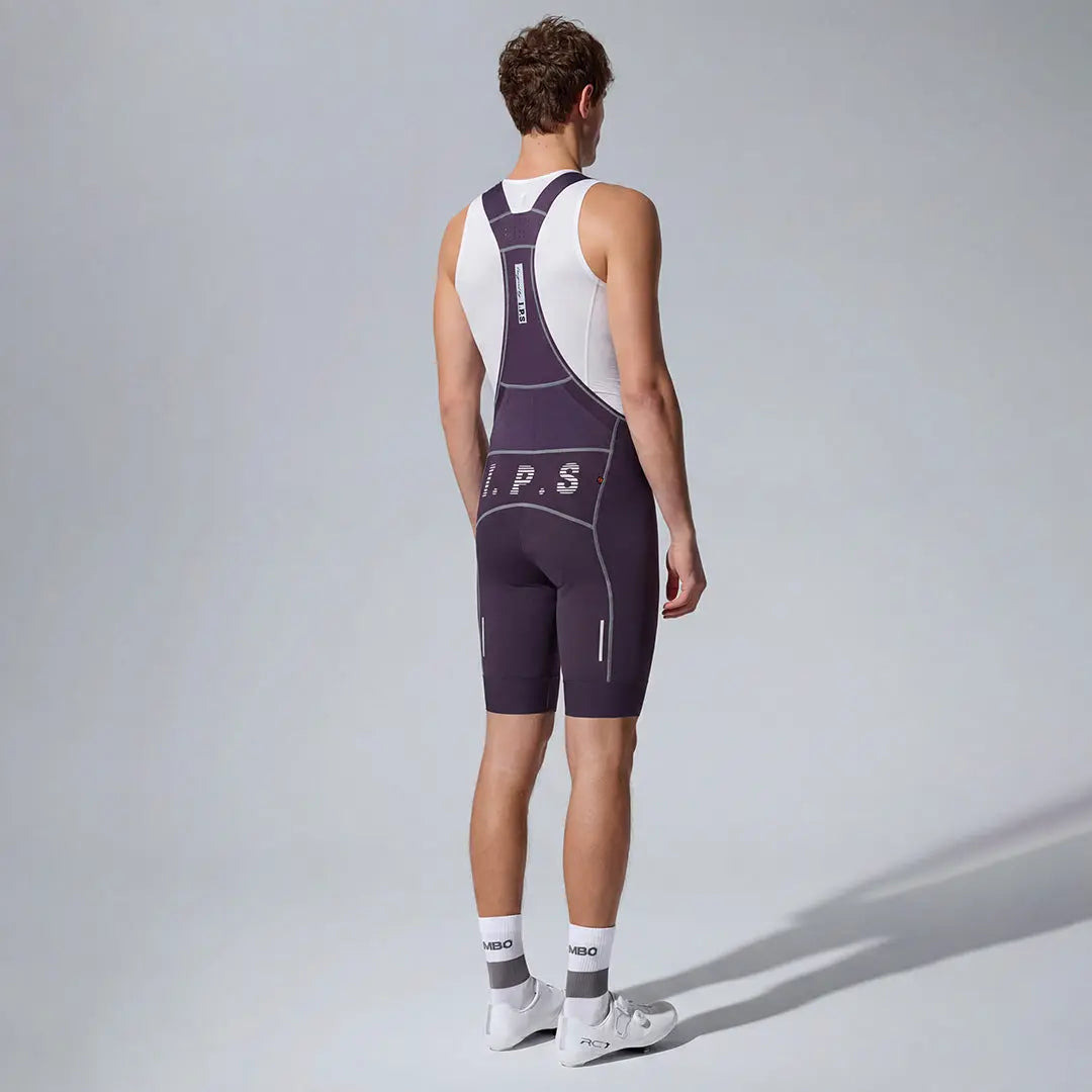 Men's I.P.S. Enduro Limited Edition Bib Shorts T501S- Black Plum- L