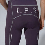 Men's I.P.S. Enduro Limited Edition Bib Shorts T501S- Black Plum- L
